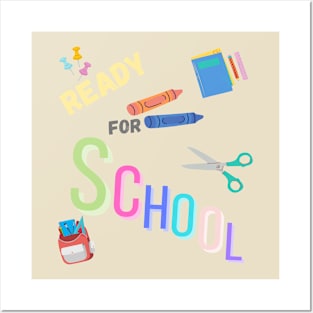 back to school ready Posters and Art